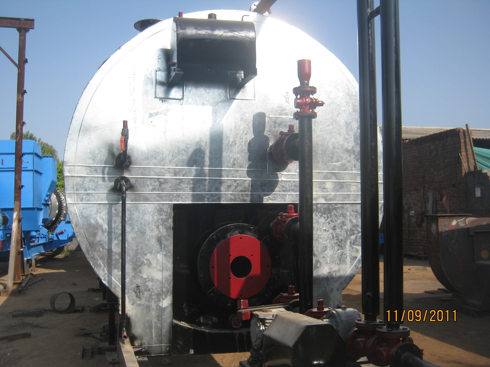 Silver Indirect Heating Bitumen Tanks