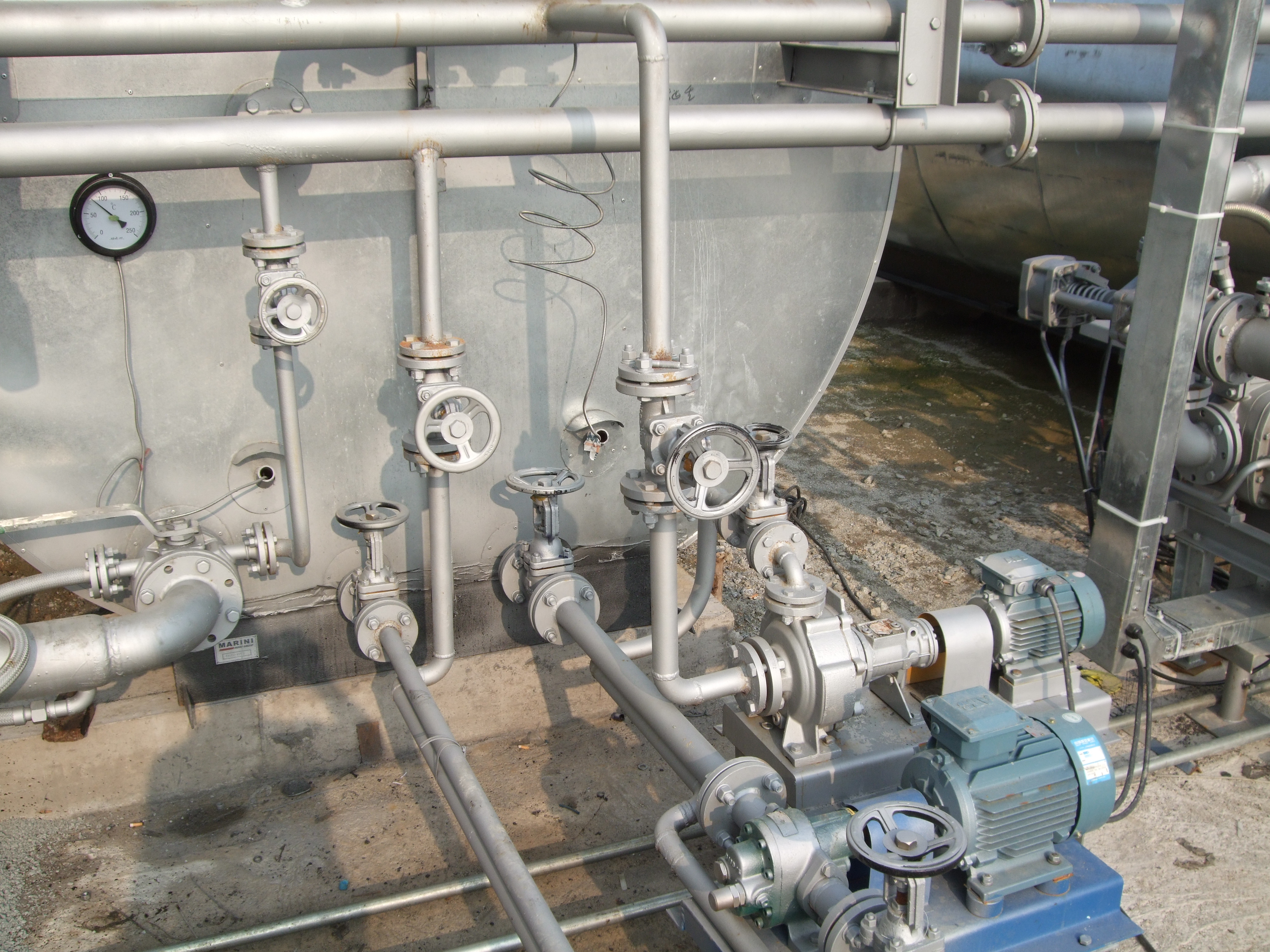 Silver Indirect Heating Bitumen Tanks