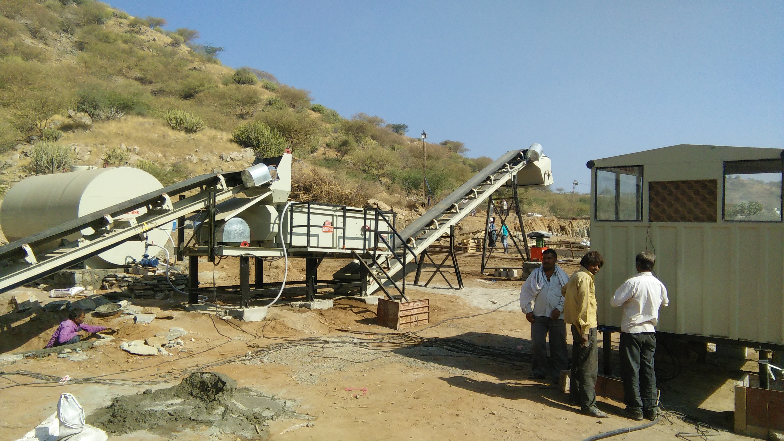 Automatic Mobile Wet Mix Plant