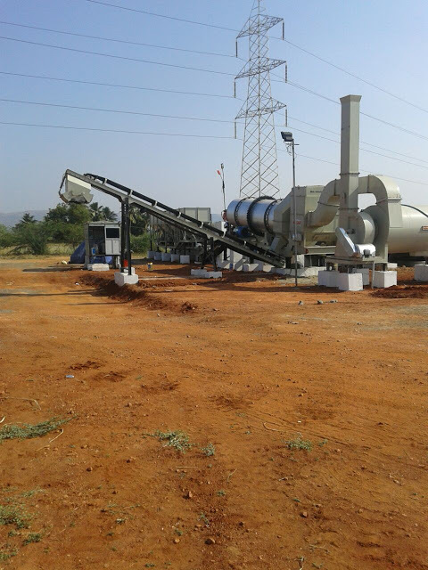 Automatic 175 Hp Asphalt Drum Mix Plants