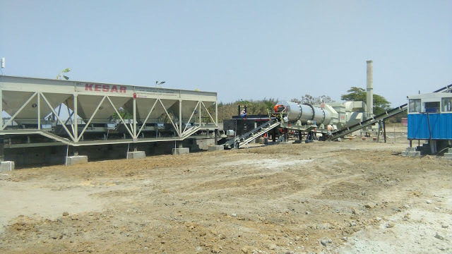 Automatic 175 Hp Asphalt Drum Mix Plants