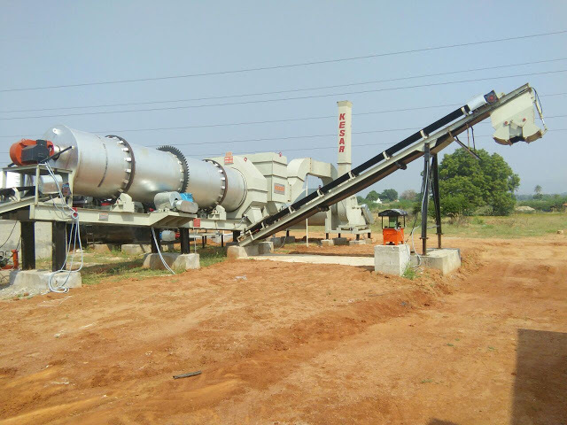 Automatic Asphalt Drum Mix Plant - Stainless Steel, 40 To 120 Tons/hour, Siemens Gray | Plc Control, High Production Capacity, 175 Hp Pump Power, Automated Mixing Ratios, Multiple Fuel Options