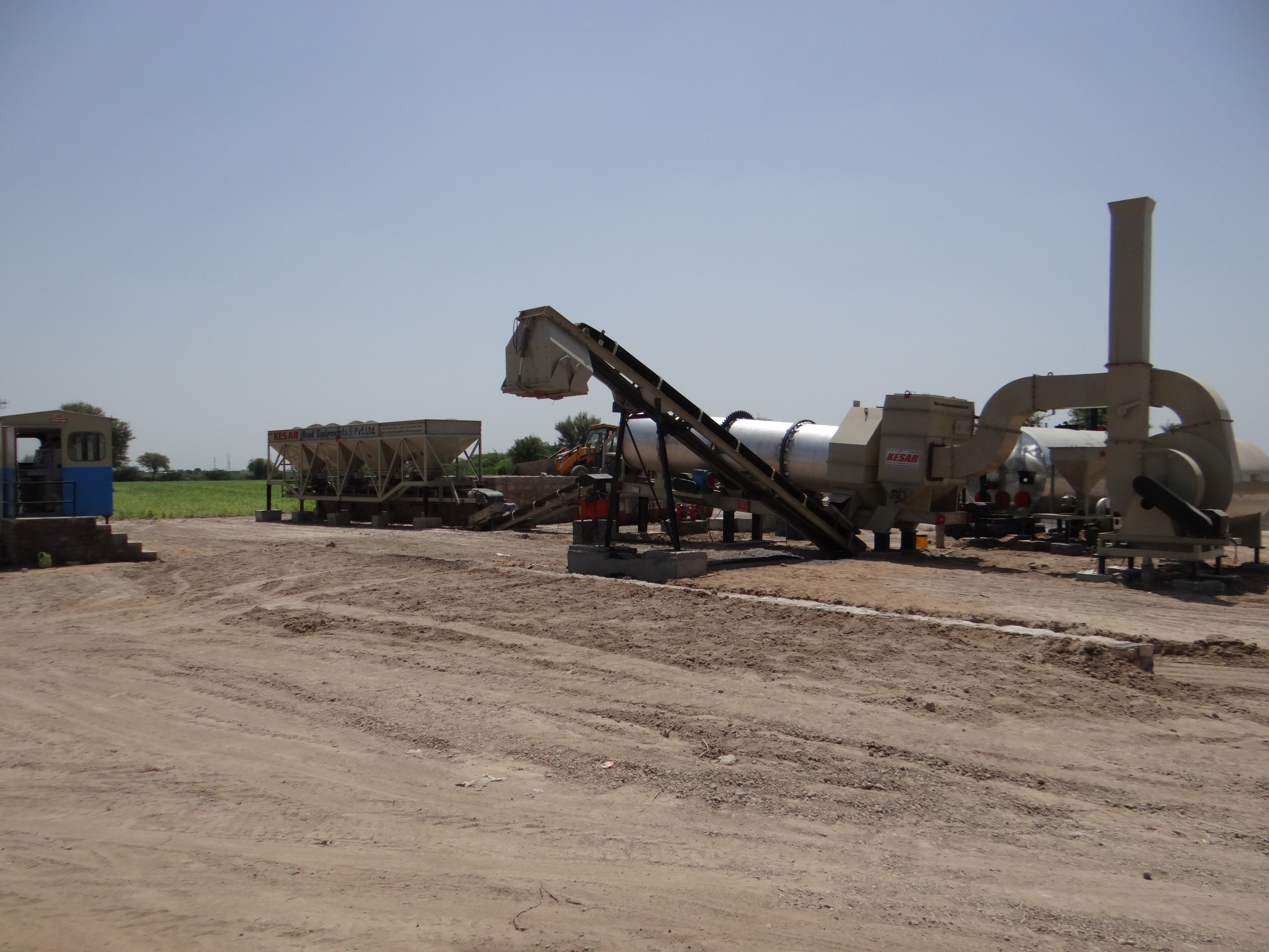 Automatic Asphalt Drum Mix Plant - Stainless Steel, 40 To 120 Tons/hour, Siemens Gray | Plc Control, High Production Capacity, 175 Hp Pump Power, Automated Mixing Ratios, Multiple Fuel Options