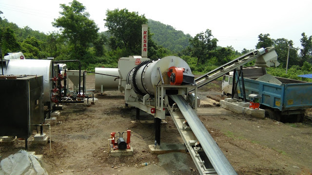 Asphalt Drum Mixing Plant - 20 To 120 Tons Capacity, 40,000 Weight , Automatic Siemens Gray Color , 6 To 12 Months Warranty , Computerized Features