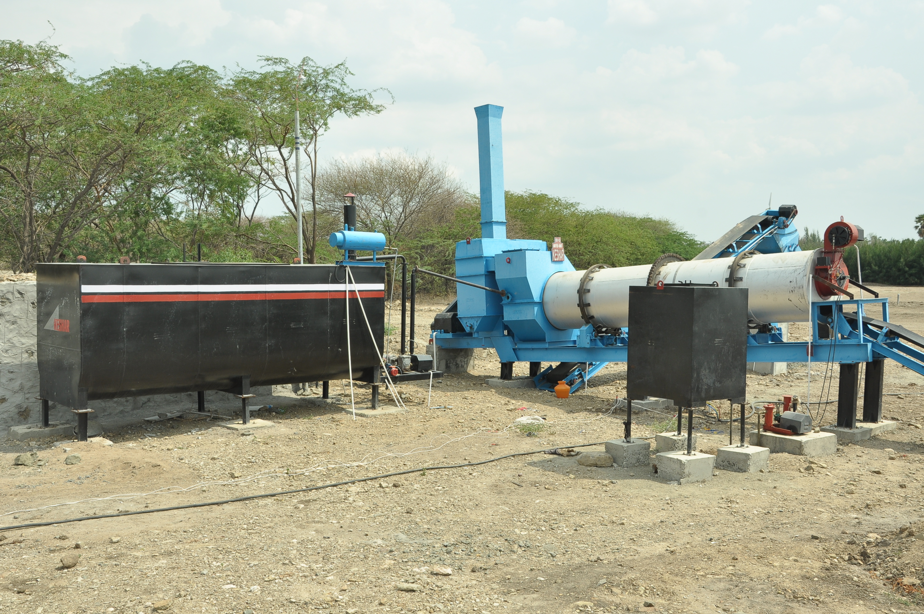 Bitumen Storage Tank - Industrial Grade, New Condition, Silver Color | Perfect For Industrial Applications