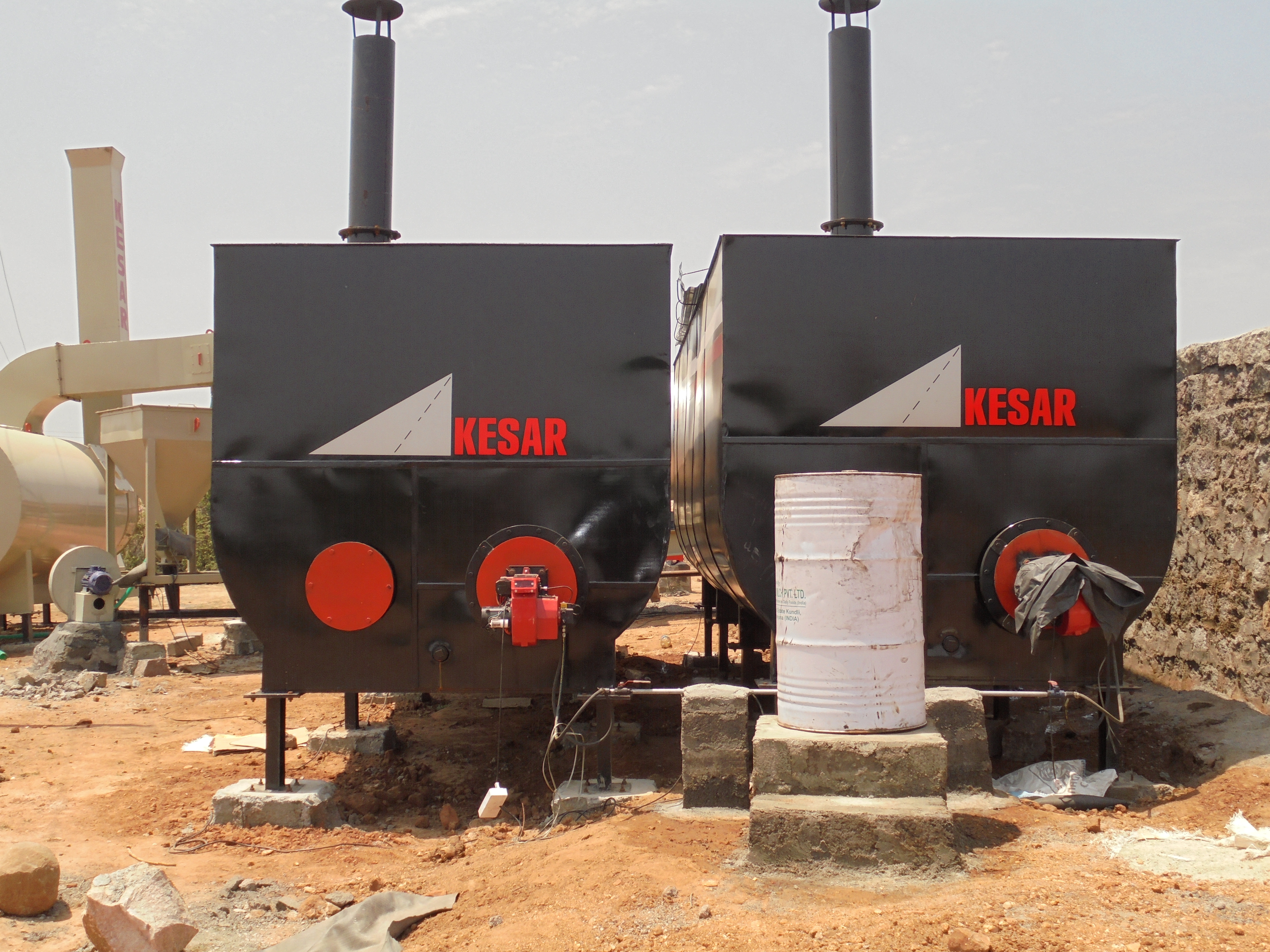 Black Direct Heating Bitumen Storage Tank