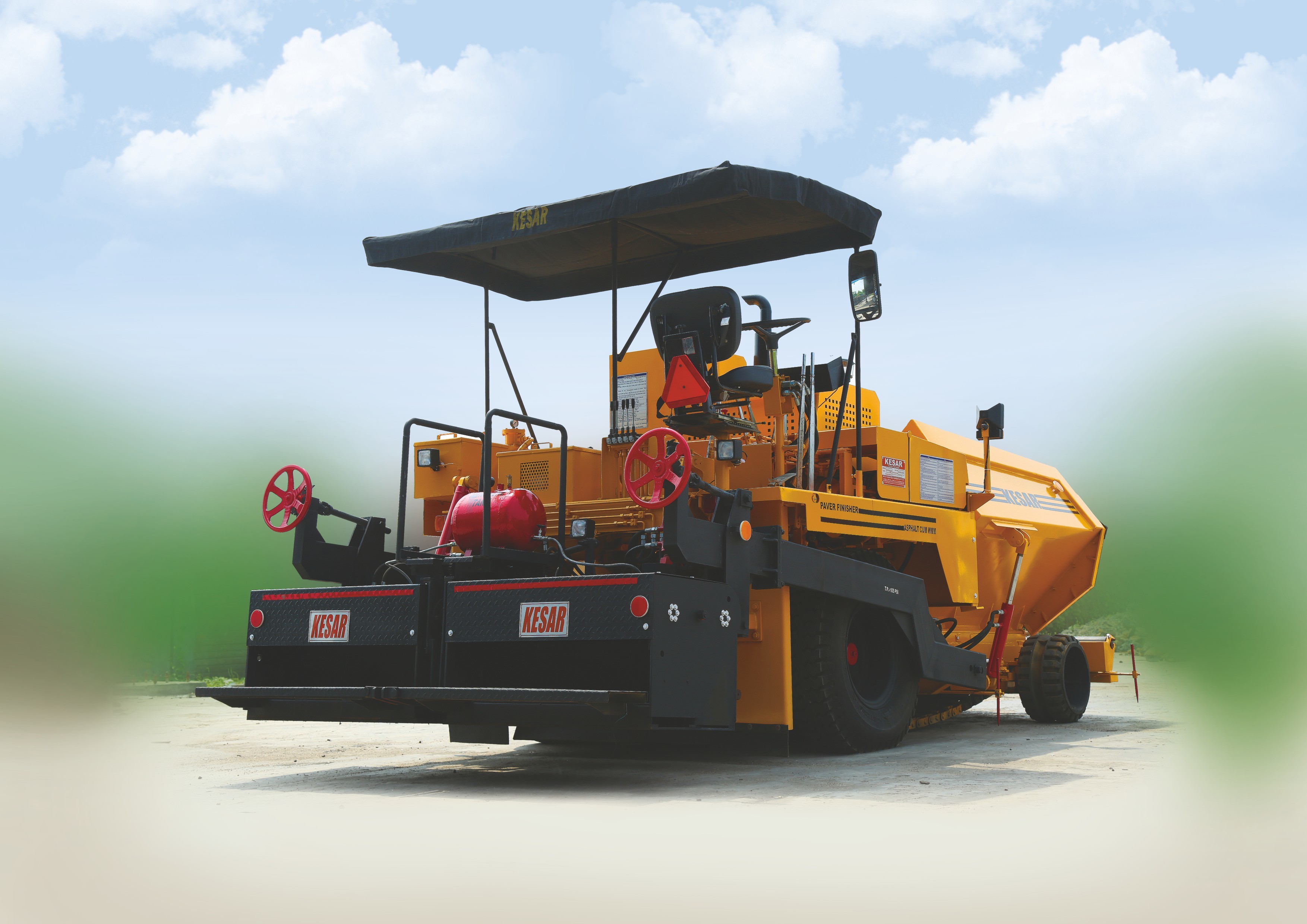 Semi-automatic Mechanical Road Paver