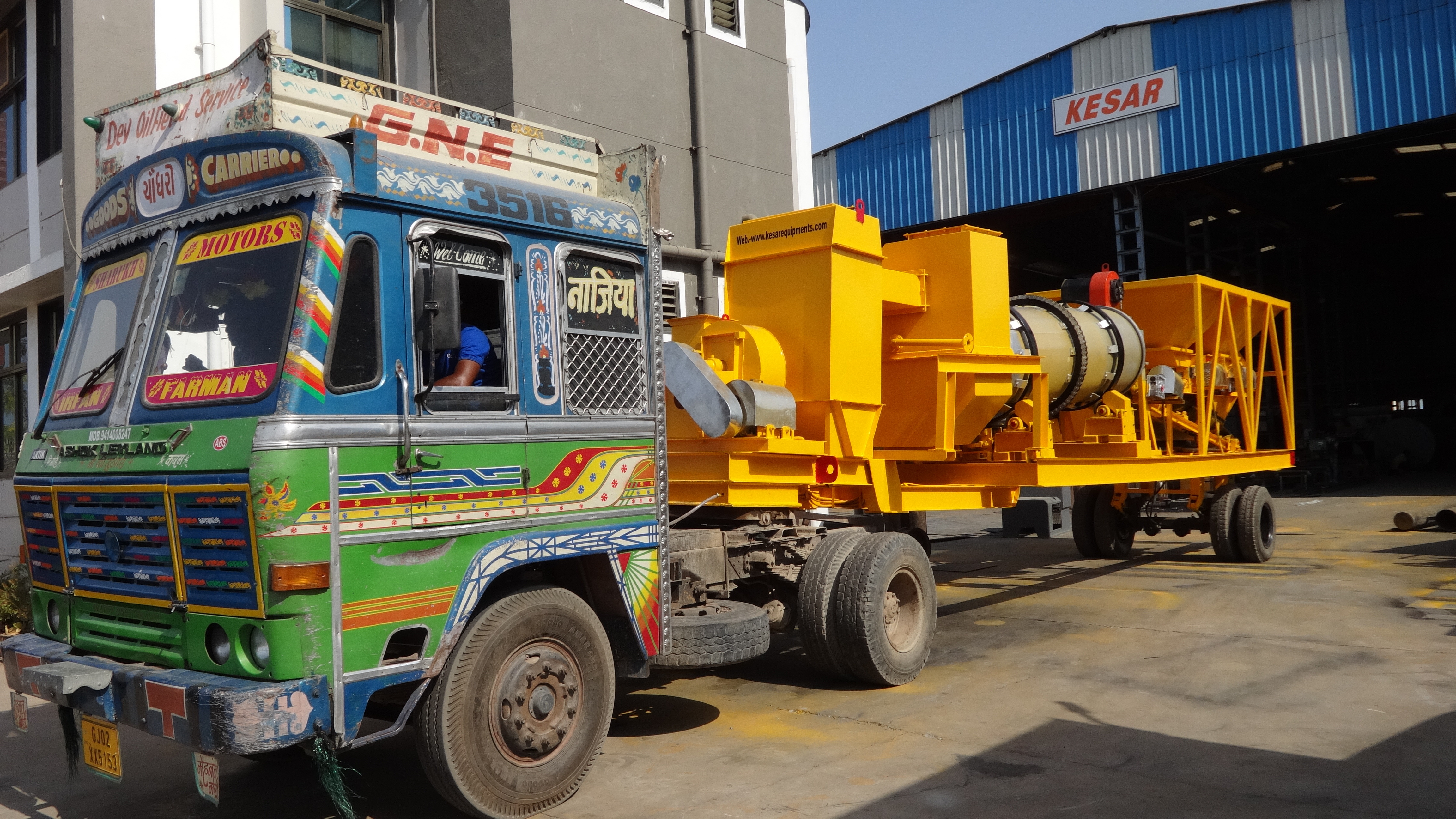 Mobile Drum Mix Plants - Automatic Grade: Semi-automatic