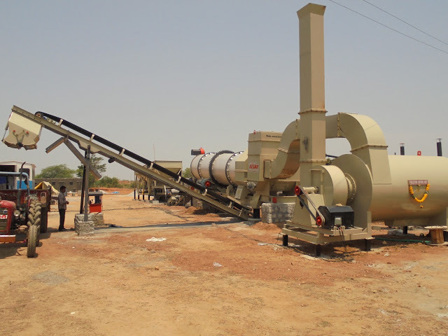 Automatic Asphalt Drum Mix Type Hot Mix Plant