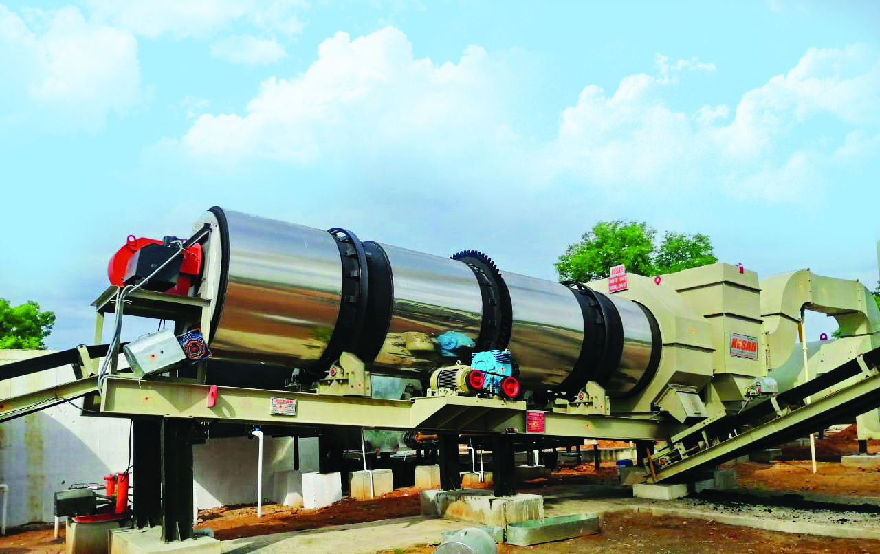 Automatic Asphalt Drum Mix Type Hot Mix Plant