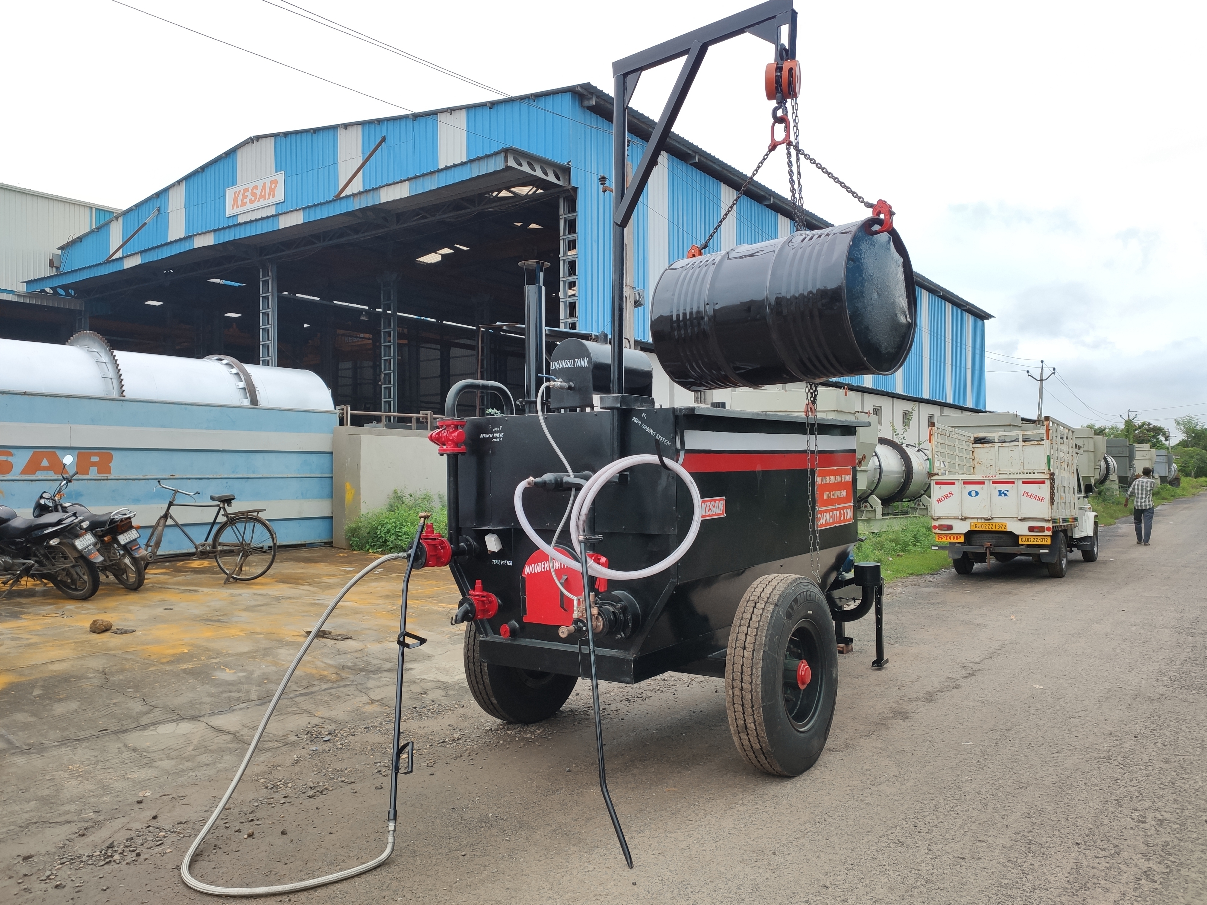 Semi-automatic Electric Bitumen Boiler