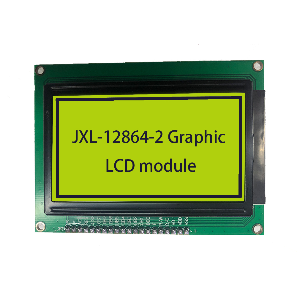 Jxl-12864-2 Lcd Module - Metal Pin Or Rubber Build, 93.0mm X 70mm X 14mm Size, Transflective Stn Display, 128x64 Pixels, Operating Voltage 3.3v / 5.0v, Waterproof Ip51 Rating, 12 Months Warranty, Backlight Led (White)