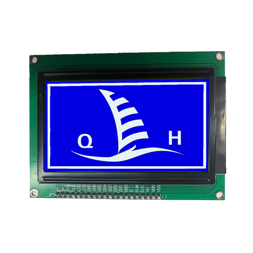Jxl-12864-2 Lcd Module - Metal Pin Or Rubber Build, 93.0mm X 70mm X 14mm Size, Transflective Stn Display, 128x64 Pixels, Operating Voltage 3.3v / 5.0v, Waterproof Ip51 Rating, 12 Months Warranty, Backlight Led (White)
