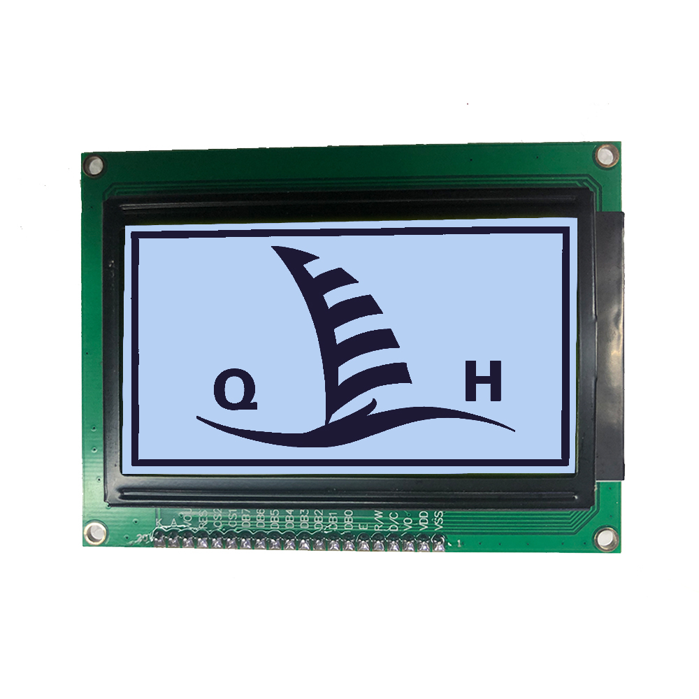 Jxl-12864-2 Lcd Module - Metal Pin Or Rubber Build, 93.0mm X 70mm X 14mm Size, Transflective Stn Display, 128x64 Pixels, Operating Voltage 3.3v / 5.0v, Waterproof Ip51 Rating, 12 Months Warranty, Backlight Led (White)
