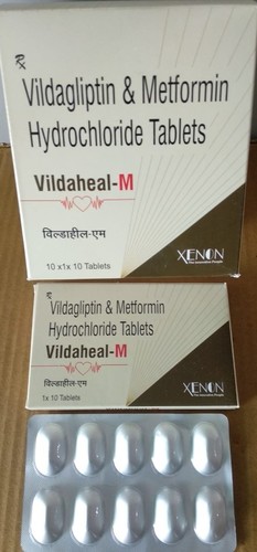 विल्डाग्लिप्टिन और मेटफोर्मिन हाइड्रोक्लोराइड टैबलेट