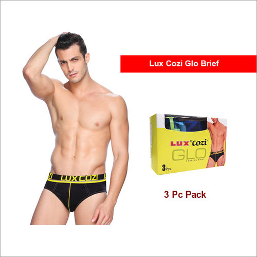 Lux Cozi Glo Collection 3 Pc Pack Mens Brief