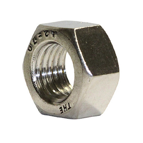 Stainless Steel Hex Nut - Color: Silver White