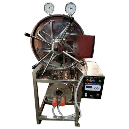 Horizontal Autoclave - Stainless Steel,  Fully Automatic, 121-134°C Working Temperature for Hospital Use