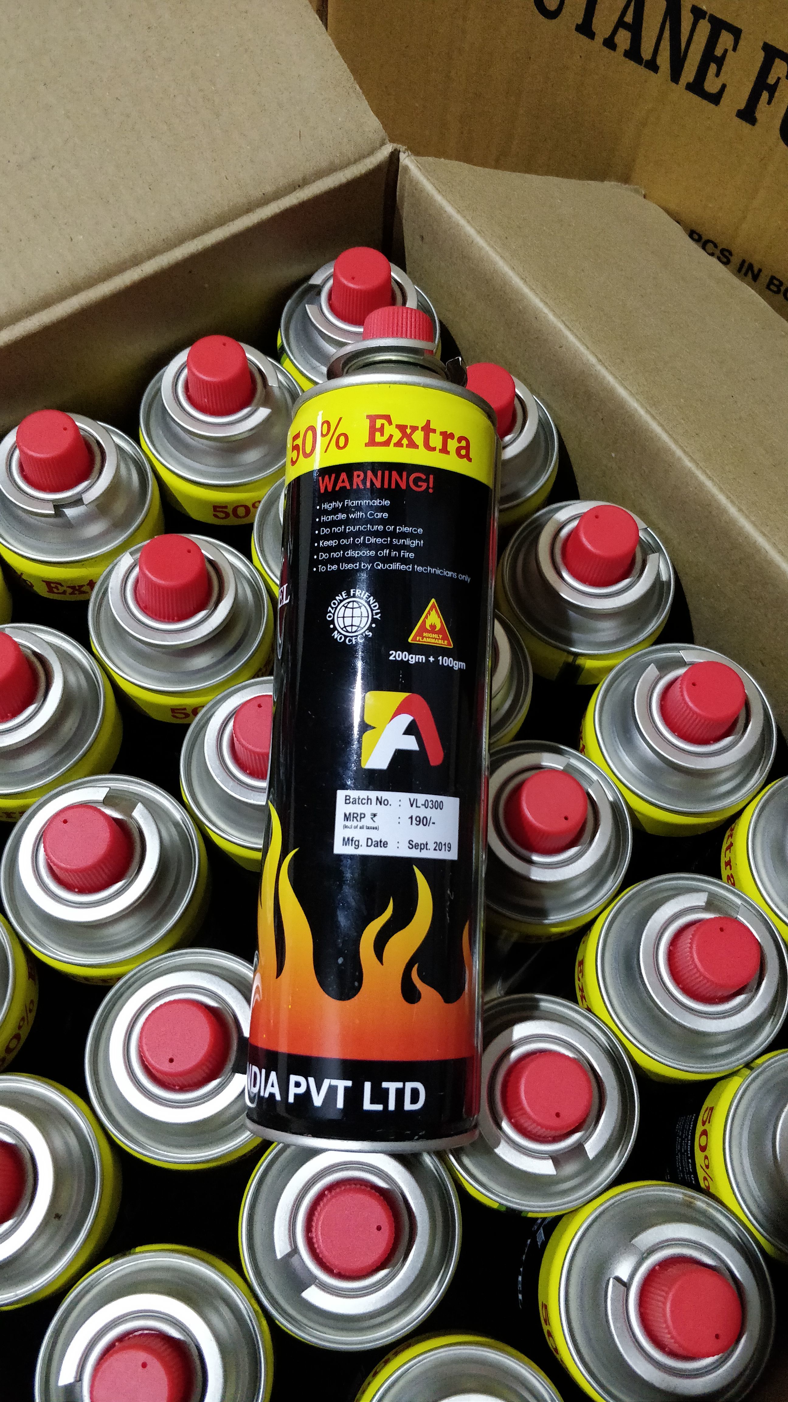 Butane Gas - High Purity, 240ml Canister | Ideal For Stoves, Portable And Lightweight