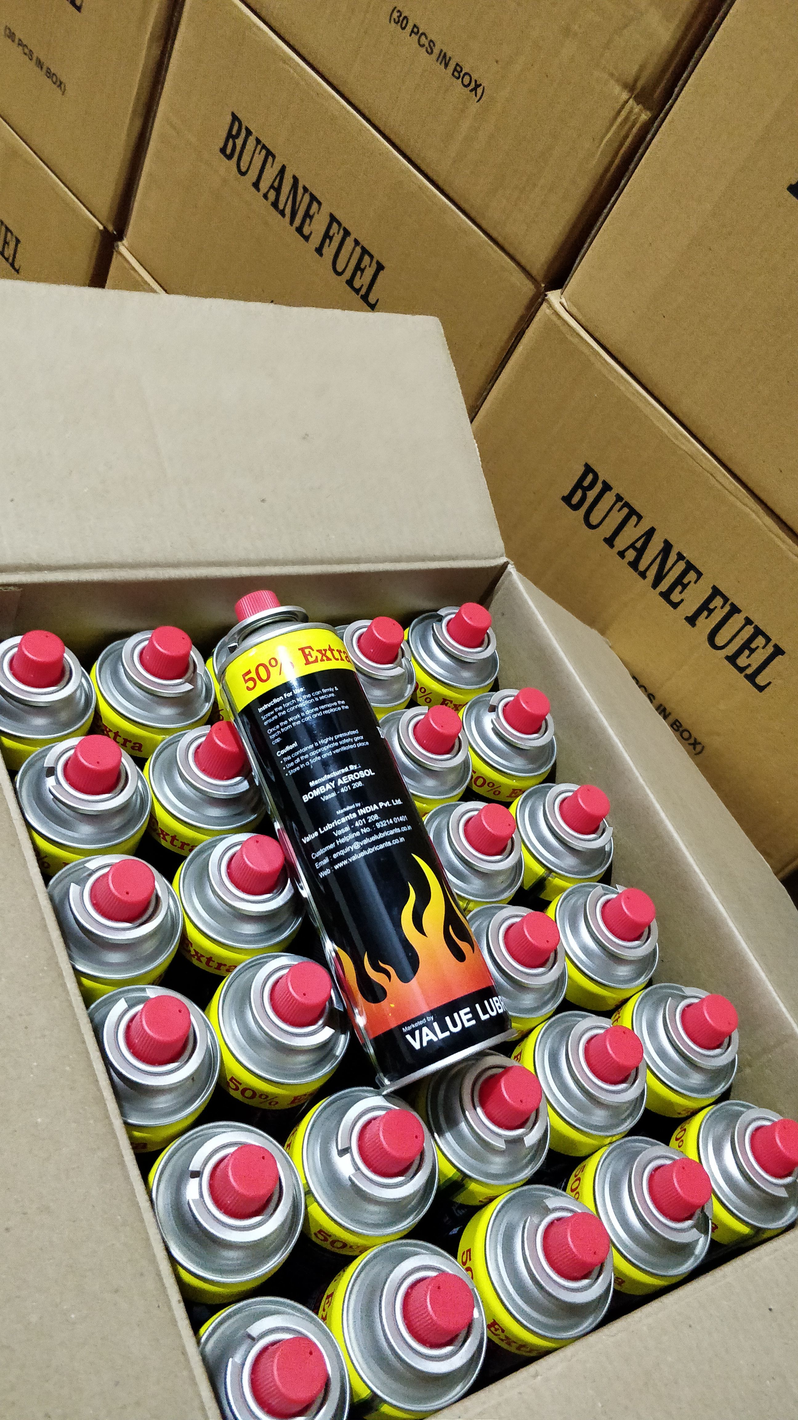 Butane Gas - High Purity, 240ml Canister | Ideal For Stoves, Portable And Lightweight