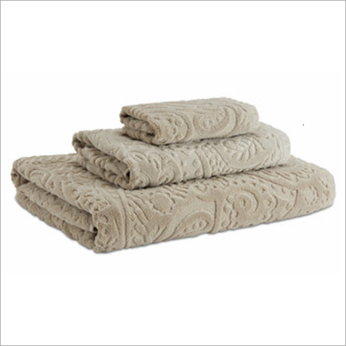 Jacquard Plain Bath Towels