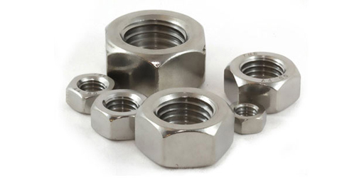 Zinc Plated Hex Nut - Color: White/ Blue/ Golden Yellow