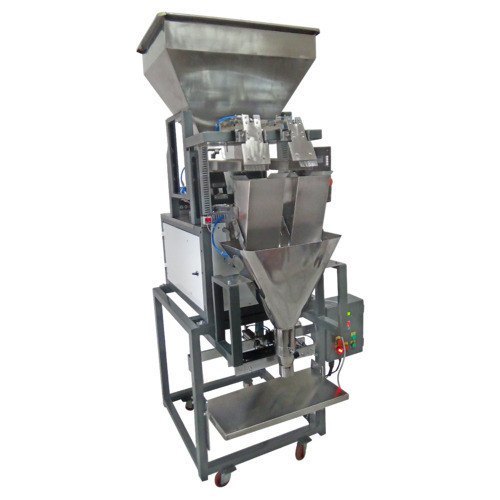 Popcorn Packing Machine - Silver | Semi-automatic, Electric Drive, Human Machine Interface, 6000 Watt Power, Auxiliary Cleaner Type