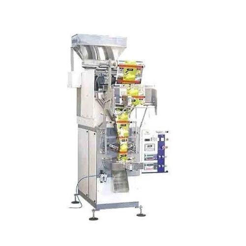 Potato Chips Packaging Machine - Silver, 220v, 6000w | Semi-automatic Filling System, Electric Drive, Computerized Hmi, Cleaner Included