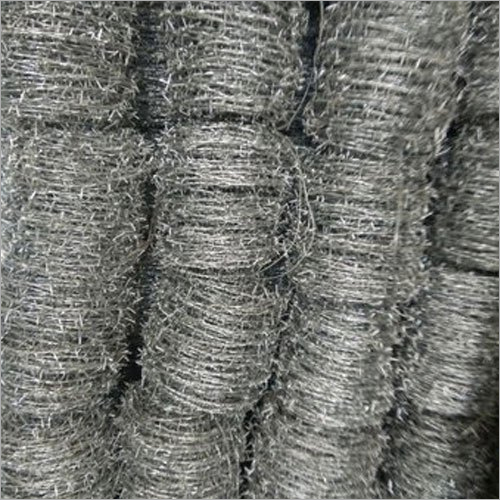 Galvanized Iron Barbed Wire - GI Material, Ideal for Ceiling and Food Industry Applications | Durable Mesh Type Design