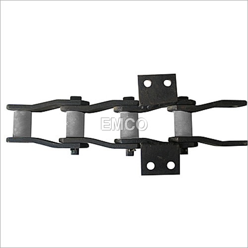 Elevator Chain - Stainless Steel Material, Standard Size, 75 Volume of Bucket, 20 Roller Diameter, 3/4" Pitch, Round Hole Shape, Mechanical Design
