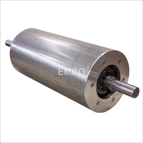 Conveyor Pulleys - Mild Steel, 76-152 mm Roller Diameter, 200-2200 mm Length, Silver Color | Suitable for Mining, Aggregate, Manufacturing, and More
