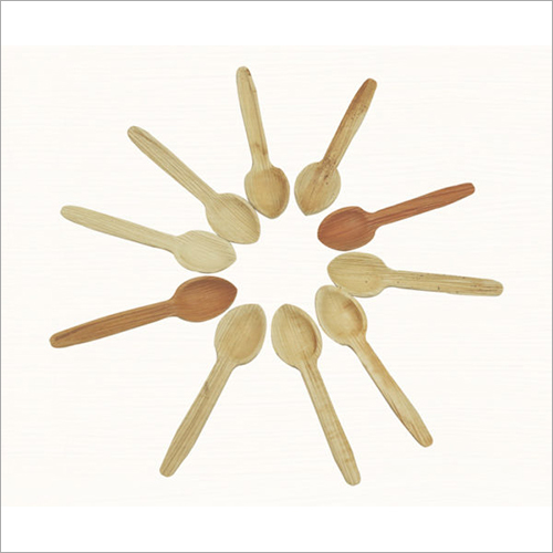 एरेका लीफ डिस्पोजेबल स्पून