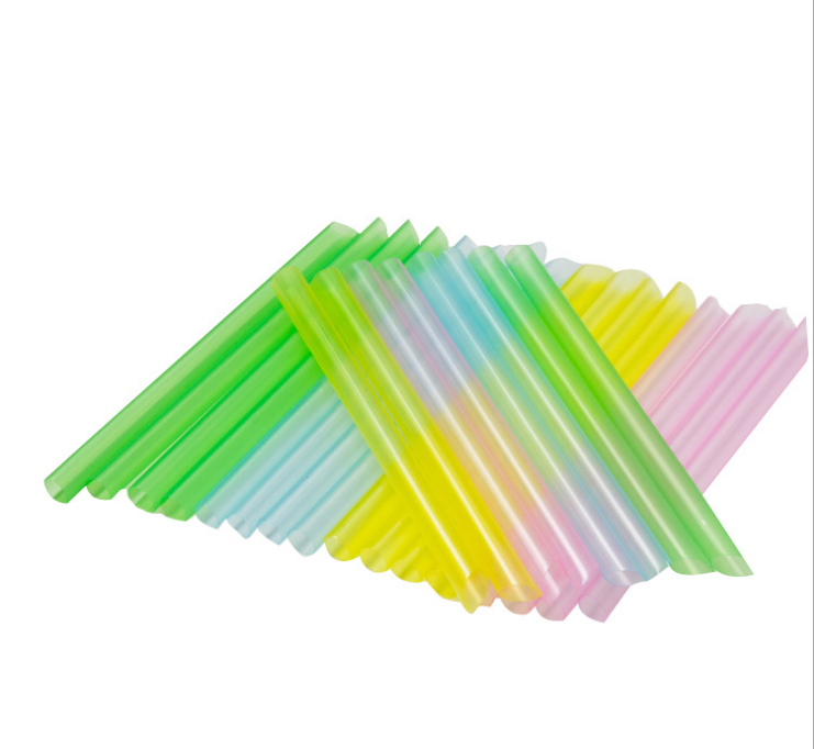 Plastic Straw - 6mm Diameter, 120mm And 260mm Length | Green Plastic, Bulk Packaging