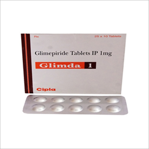 ग्लिमेपीराइड 1mg टैबलेट सामान्य दवाएं