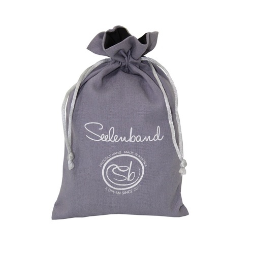 ज्वेलरी पैकेजिंग के लिए ग्रे कॉटन ड्रॉस्ट्रिंग बैग