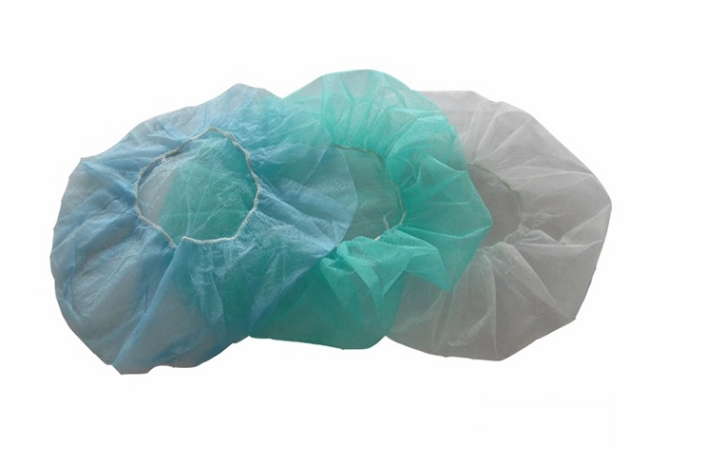 Disposable Cap - Non-woven, One Size, Blue | Iso 13485 Compliance, 5g Weight, Ideal For Medical & Industrial Settings, Bulk Packaging