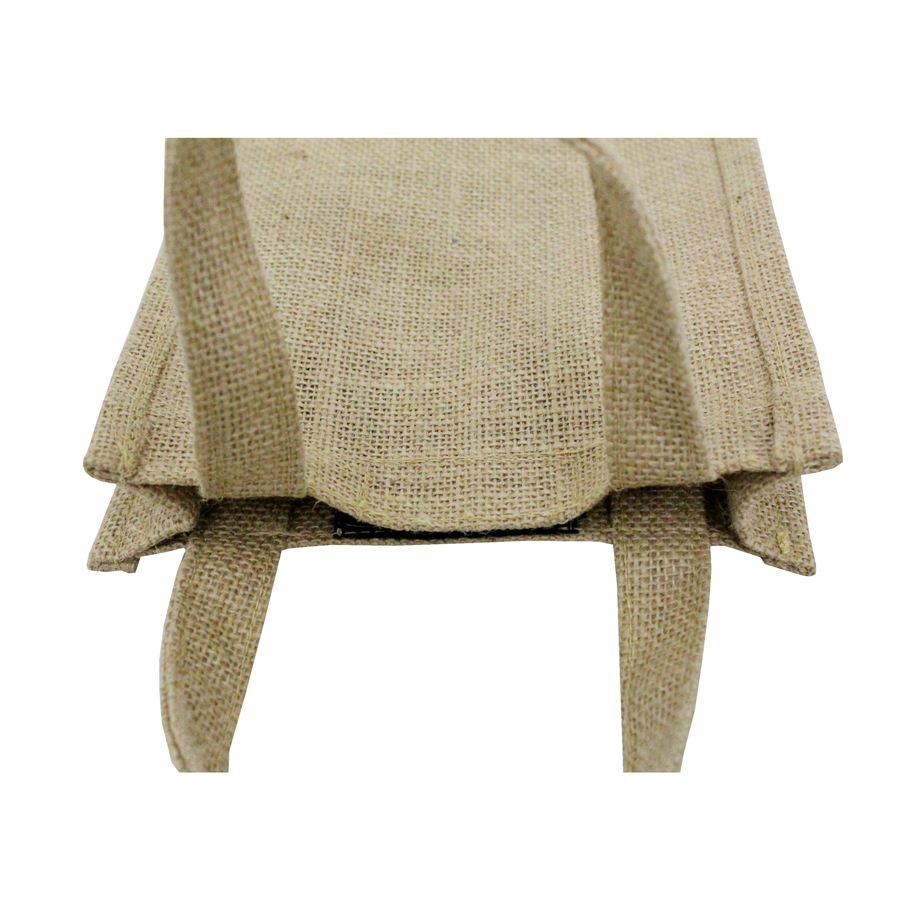 Customized Pp Laminated Jute Tote Bag With Inside Pocket