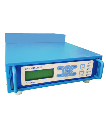 Gas Analyzer - Lcd Display, Semi-automatic, 250x260x80 Mm | 5 Kg Weight, <5 Second Response Time, 230 V Voltage, Membrane Keypad