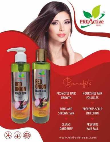 Red Onion Black Seed Hair Growth Oil 200ml - Herbal Hair Treatment Oil | Promotes Hair Health, Rich in Antioxidants, Nourishes Scalp