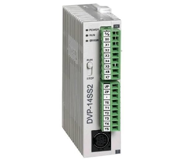 Dvp Slim Series - 12 Mpu Points, 492 Max I/o Points, White | High-speed 100 Khz Output, Extendable With Dvp-s Modules, Compatible With Modbus Protocol, 12-month Warranty