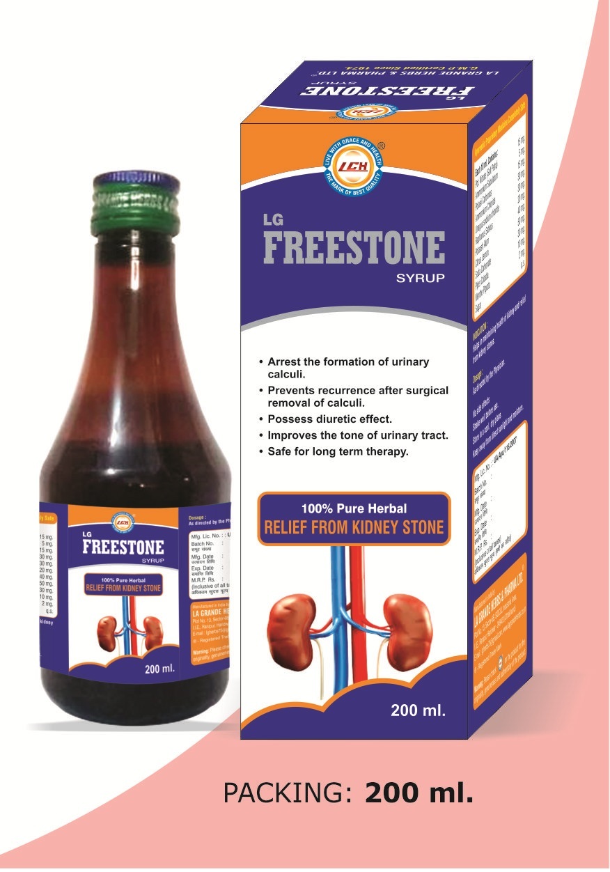 Lgh Freestone Syrup - Grade: Medicine