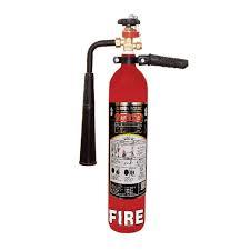 Co2 Fire Extinguisher - 4.5 Kg Capacity | Red, Powder & Gas Material, 1 Year Warranty