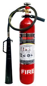 Co2 Fire Extinguisher - 4.5 Kg Capacity | Red, Powder & Gas Material, 1 Year Warranty