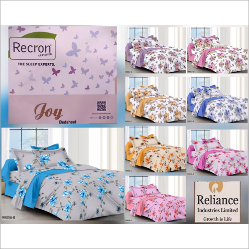 Multicolor Printed Celcia Bed Sheet