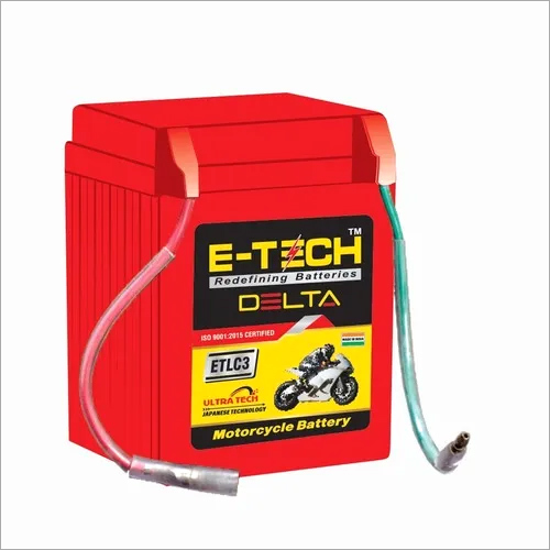 Erc E-Tech Delta 3Lc किक स्टार्ट मोटरसाइकिल 50 महीने की वारंटी के साथ नेट वज़न: 0.92 किलोग्राम (Kg)