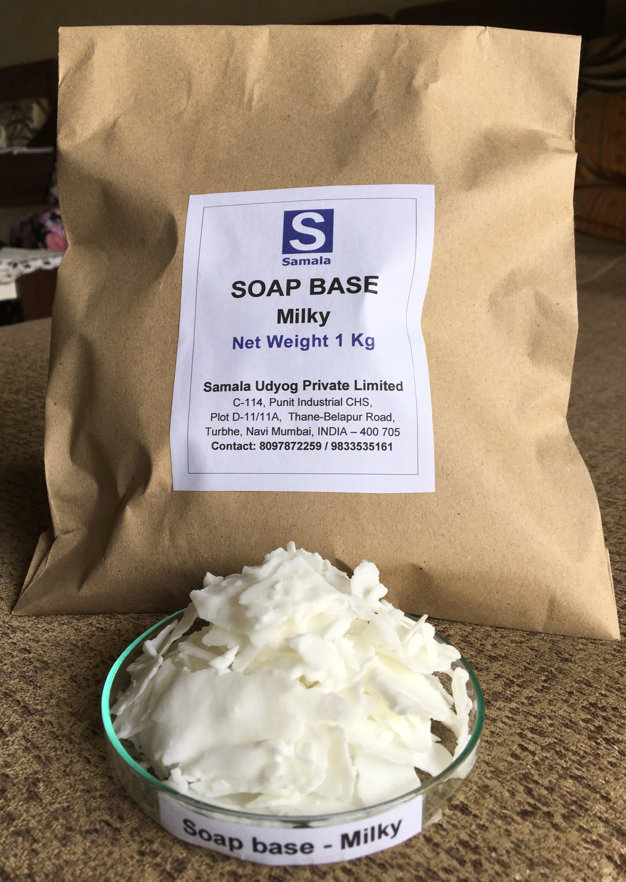 Solid Sarusil Goat Milk Soap Base