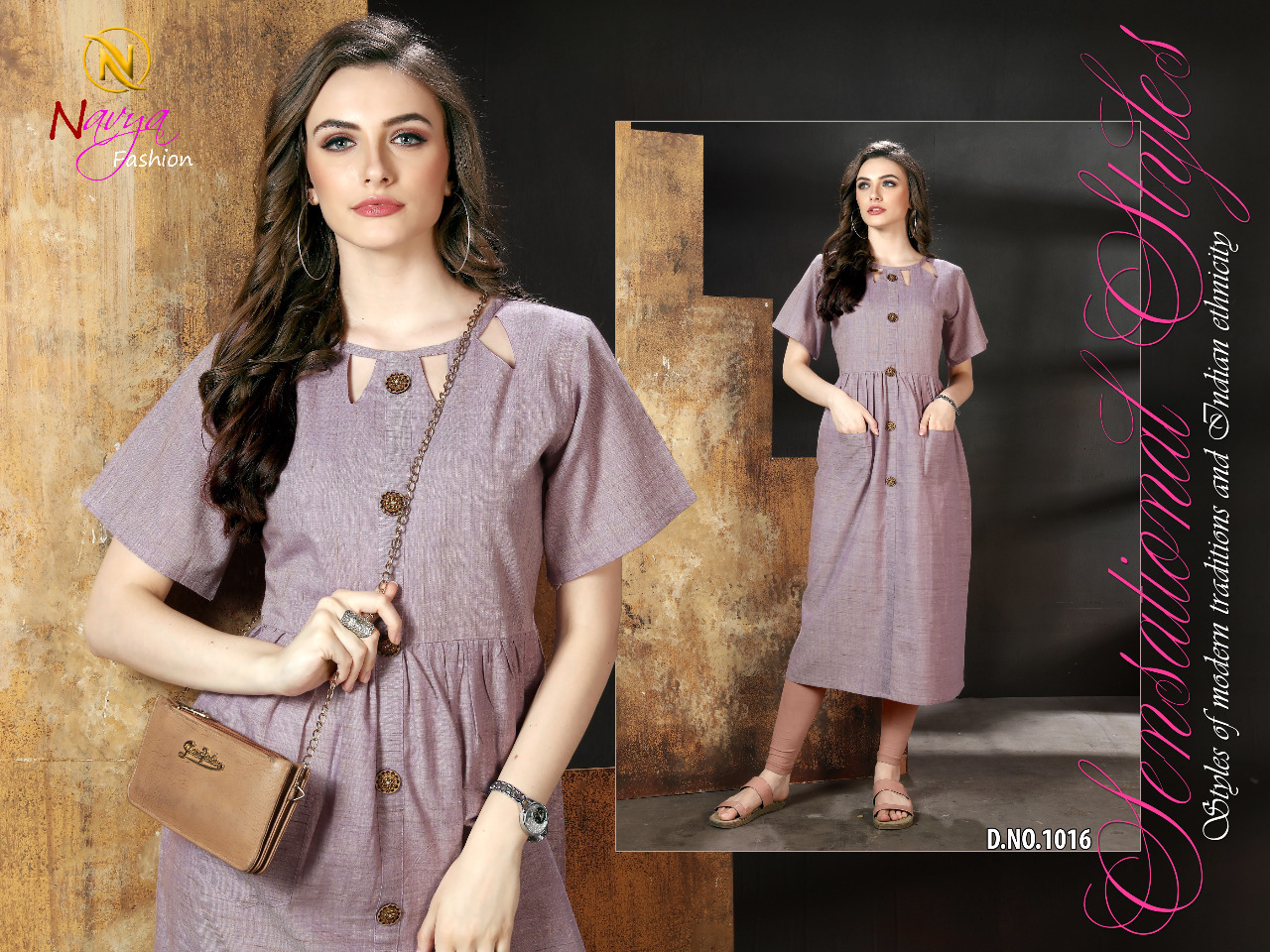 Rajkosh Khadi Cotton Kurti Set - 7d Cotton, Available In M, L, Xl, 2xl | Washable, Printed Pattern, Suitable For All Seasons, Ladies Formal Wear