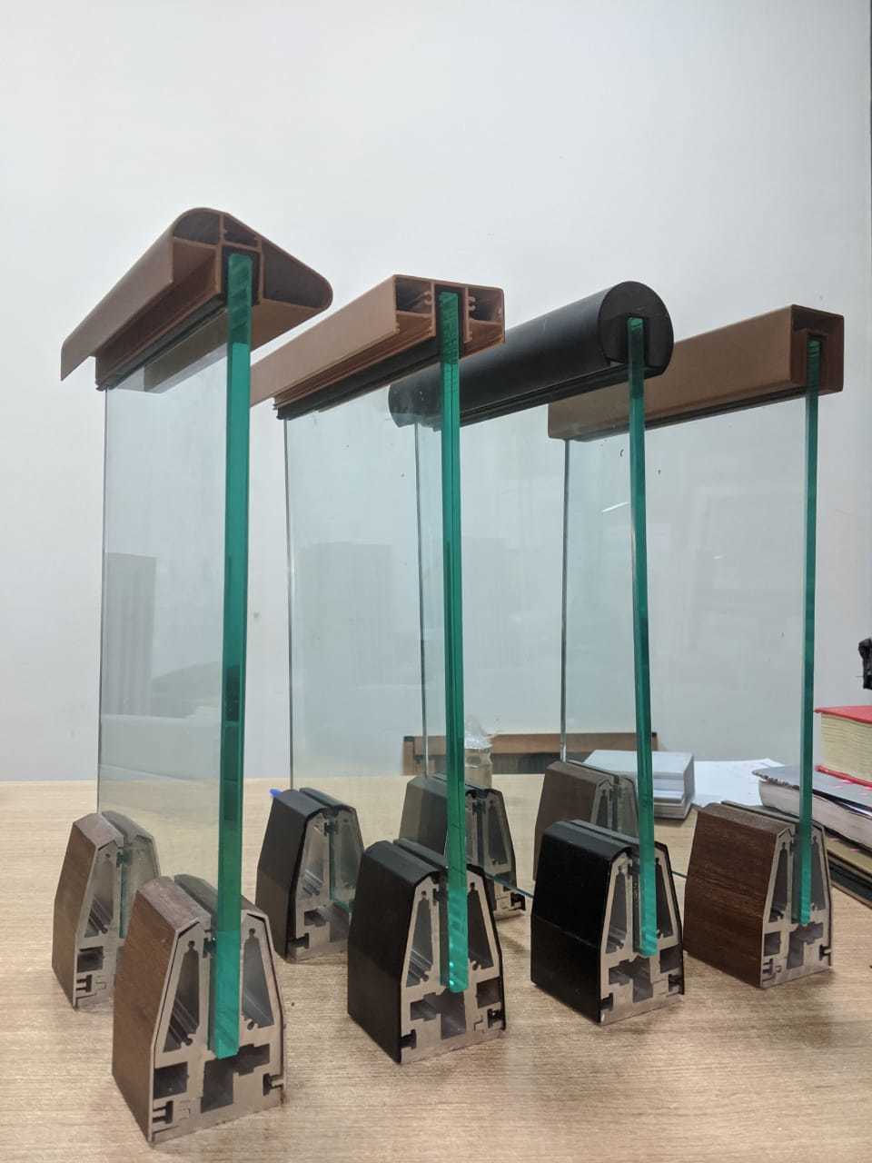 Bracket Type Railing System - Heavy Duty Brackets, 8mm To 12mm Toughened Glass Fittings, Anodized Or Powder Coated Finish, Easy Clean Design For Balconies And Stairs