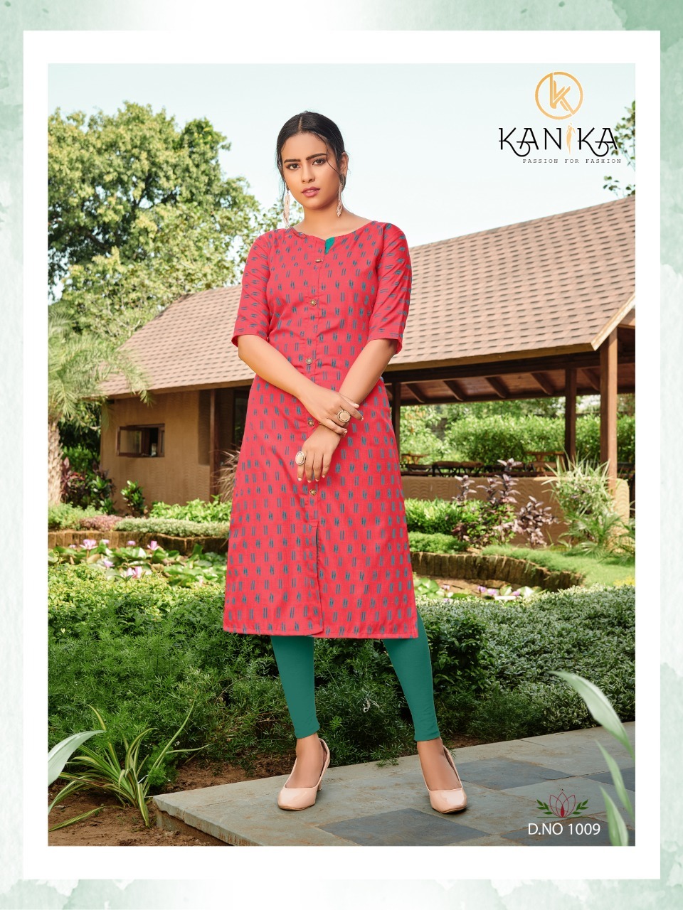 Slub Ikkat Ruby Slub Kurti Catalogue Set - Rubby Slub On Ikkat Print, Sizes M To 3xl, 08 Unique Designs | Washable, Formal, Printed, Suitable For All Seasons