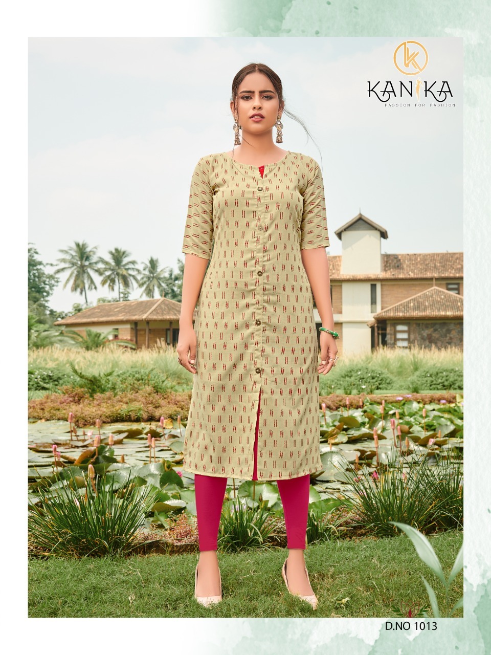 Slub Ikkat Ruby Slub Kurti Catalogue Set - Rubby Slub On Ikkat Print, Sizes M To 3xl, 08 Unique Designs | Washable, Formal, Printed, Suitable For All Seasons